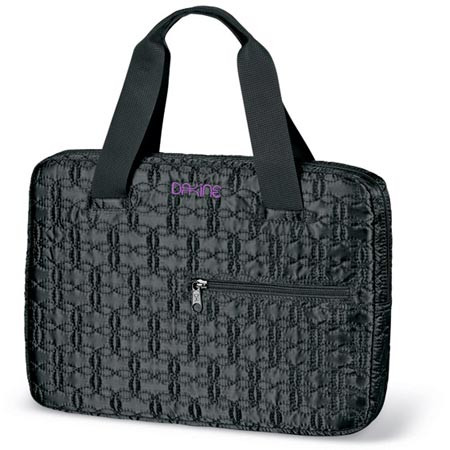 QUILTED LAPTOP TOTE SM